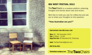 Invite - "The Two Chairs" at The Big West Festival 2013